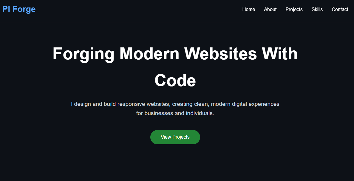 PI Forge Developer Portfolio